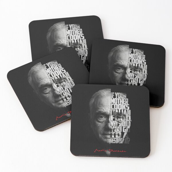 Item preview, Black and white Martin Scorsese Legendary Director quote. designed and sold by Enea Kelo.