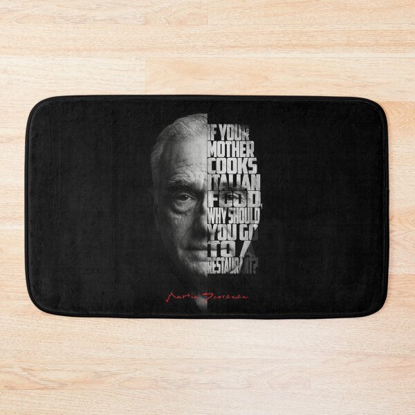 Item preview, Black and white Martin Scorsese Legendary Director quote. designed and sold by Enea Kelo.