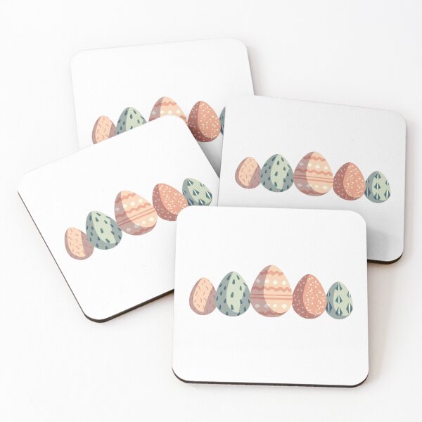 Item preview, Pastel Decorative Easter Eggs Illustration designed and sold by PMTaurus.