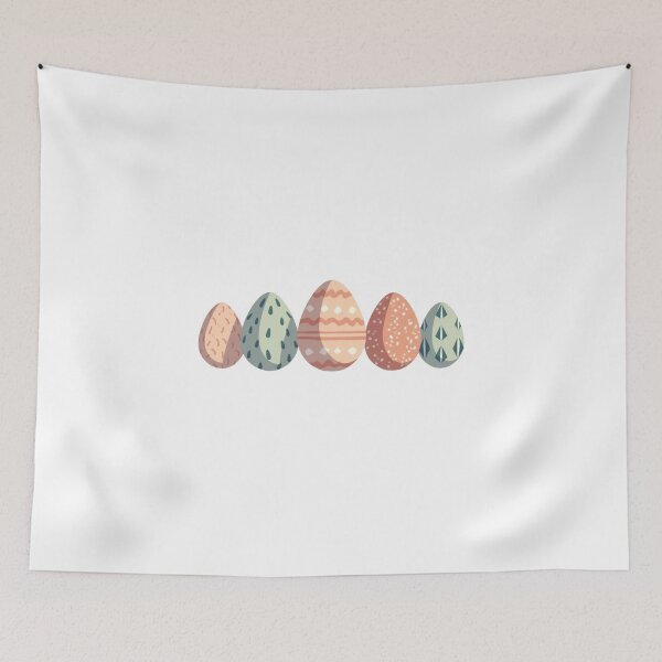 Item preview, Pastel Decorative Easter Eggs Illustration designed and sold by PMTaurus.