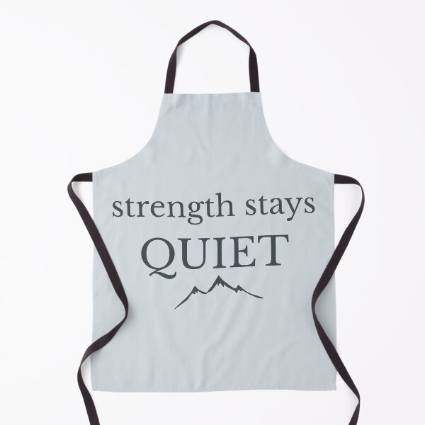 Item preview, Strength Stays Quiet Minimalist Mountain Design designed and sold by Minimalist Typography.