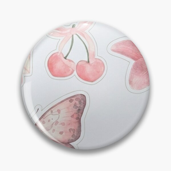 Item preview, Vintage Pink Watercolor Coquette Aesthetic - Soft Girl Sticker Set designed and sold by Camistudios.