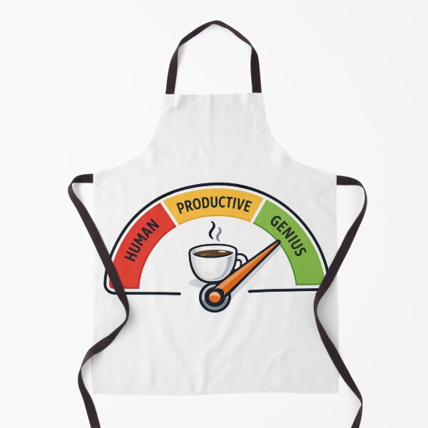 Item preview, Coffee Productivity Meter Funny Work Motivation Coffee Lover Design designed and sold by ZYNORAworld.