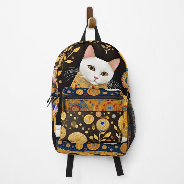 Item preview, Gustav Klimt Cat in Flower Garden designed and sold by Vicky Brago-Mitchell®.