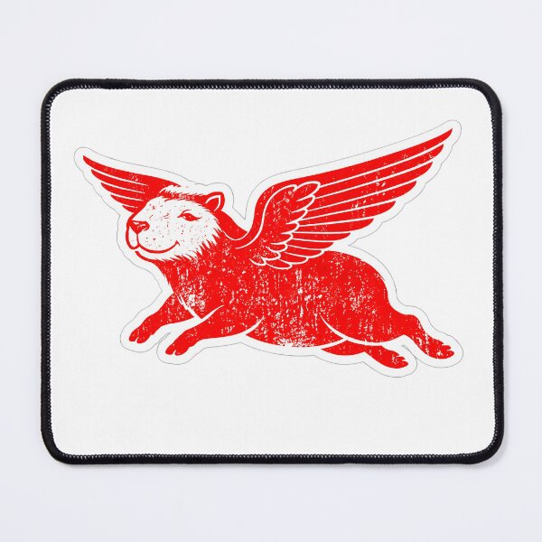 Item preview, This flying capybara sticker features the internet’s chillest animal soaring through the sky with wings. designed and sold by PIXEL POP DESIGNS - Beyond the Norm!.
