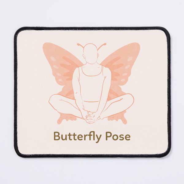 Item preview, Butterfly Yoga Pose designed and sold by WellspringXflow.
