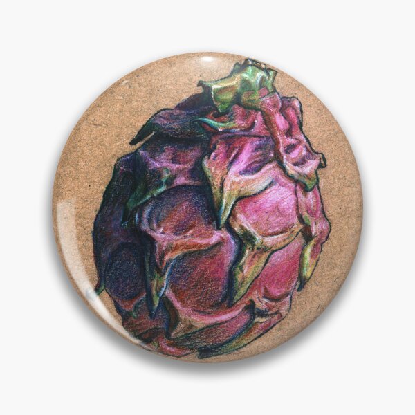 Item preview, Pitahaya - pencil illustration on brown paper designed and sold by AquarellChill.