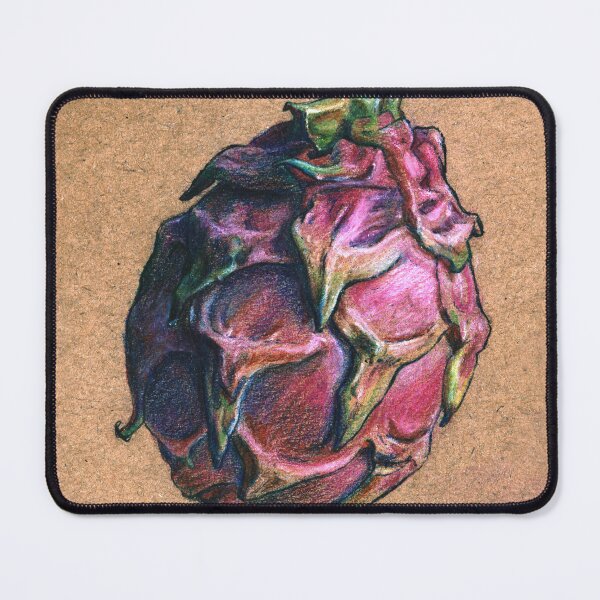 Item preview, Pitahaya - pencil illustration on brown paper designed and sold by AquarellChill.