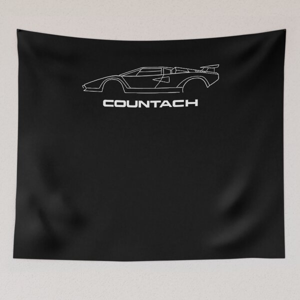 Item preview, Countach Classic Supercar Outline designed and sold by TheArtOfCar.