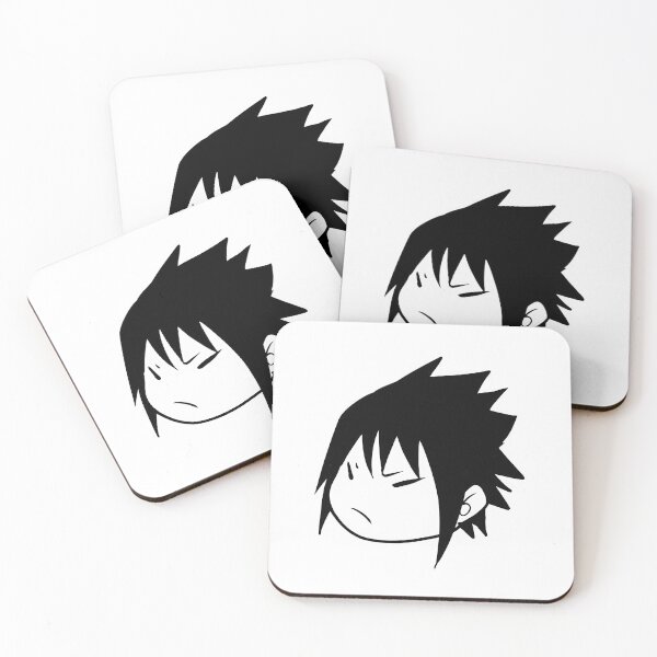 Item preview, Uchiha Minimalist Black White Anime Art designed and sold by MGArtiste.