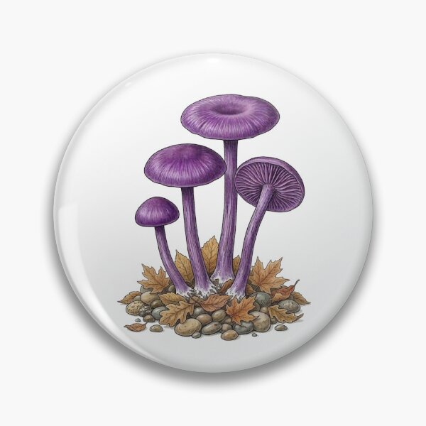 Item preview, Laccaria amethystina designed and sold by Chaoscience.