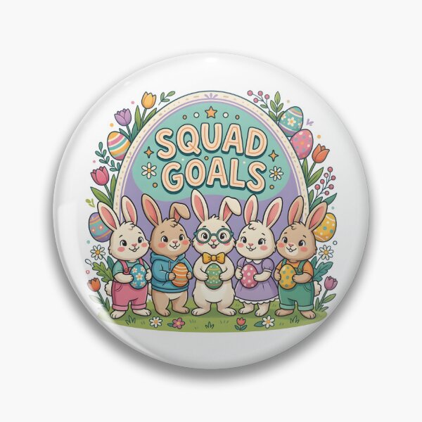Item preview, Easter Squad Goals Shirt – Funny Bunny Egg Hunt Design designed and sold by relso.
