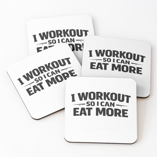 Item preview, I Workout So I Can Eat More – Funny Fitness Gym Saying designed and sold by Mavriboy.