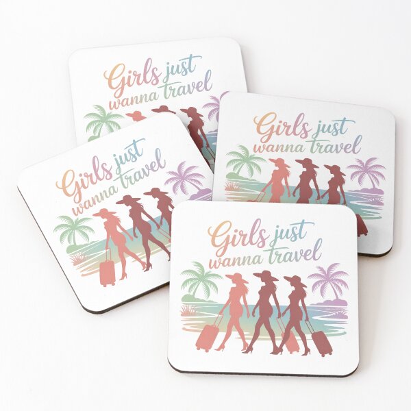 Item preview, Girls Just Wanna Travel Fun Girls Trip Adventure Design designed and sold by Nzgiftsandmore.