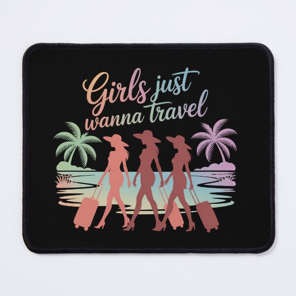 Item preview, Girls Just Wanna Travel Fun Girls Trip Adventure Design designed and sold by Nzgiftsandmore.