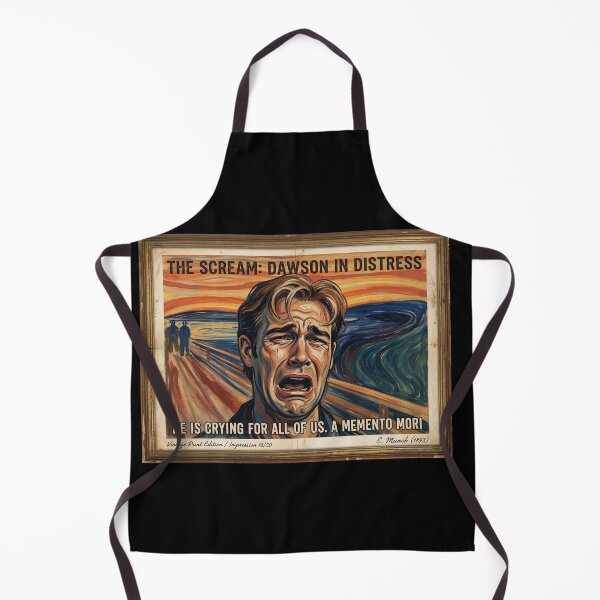 Item preview, The Scream: Dawson in Distress - Vintage Expressionist Art Parody designed and sold by ern vintage store.