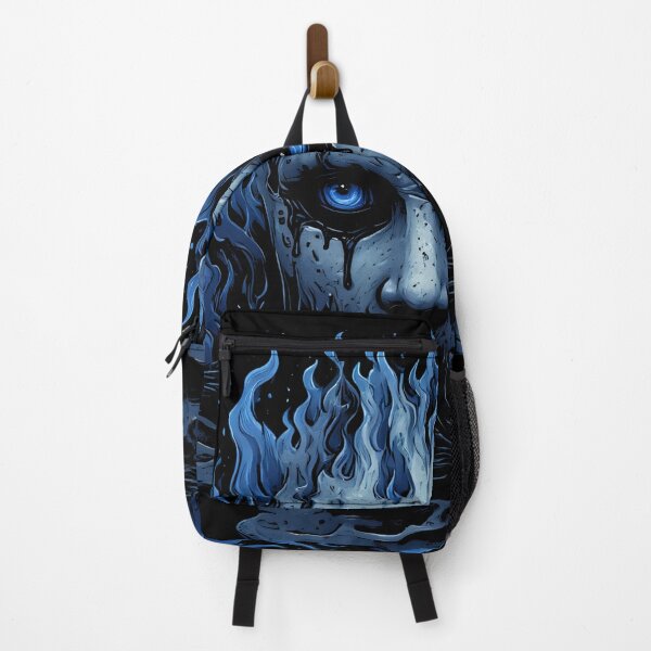 Item preview, Blue Flame Ghost Face / Dark Horror Gothic Fantasy Art designed and sold by MorbidDreams.