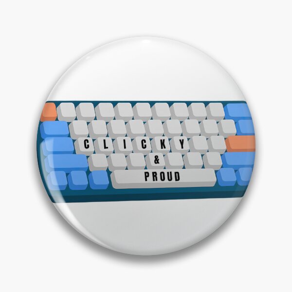 Item preview, Clicky & Proud - Retro Mechanical Keyboard Aesthetic designed and sold by ThockStation.