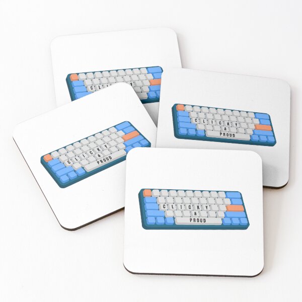 Item preview, Clicky & Proud - Retro Mechanical Keyboard Aesthetic designed and sold by ThockStation.