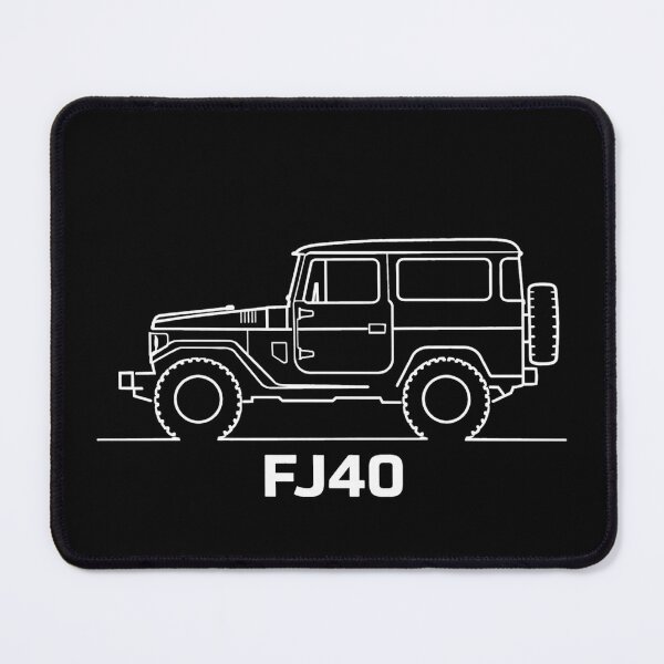 Item preview, Toyota Land Cruiser FJ40 Line Art designed and sold by TheArtOfCar.
