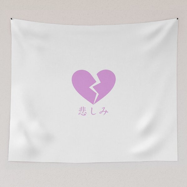 Item preview, BROKEN HEART - SAD JAPANESE ANIME AESTHETIC designed and sold by PoserBoy.