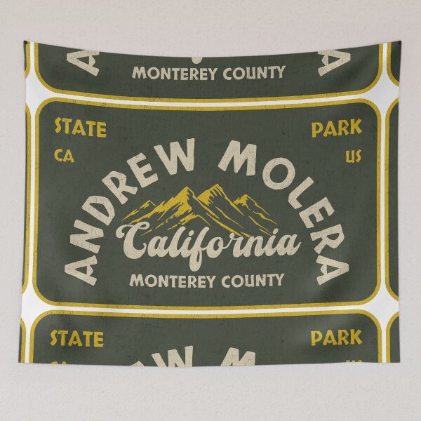 Item preview, Andrew Molera State Park, Monterey County, California, badge design designed and sold by Wanderful-roads.