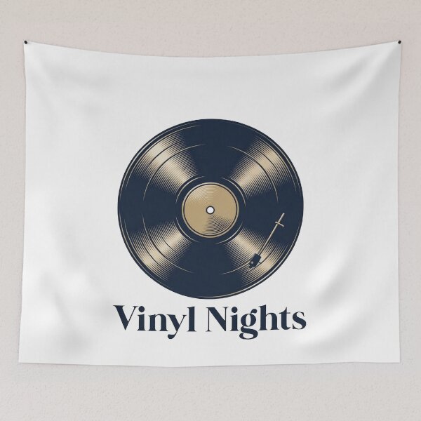 Item preview, Vinyl Nights Retro Record designed and sold by CELTIC-DESIGNS.