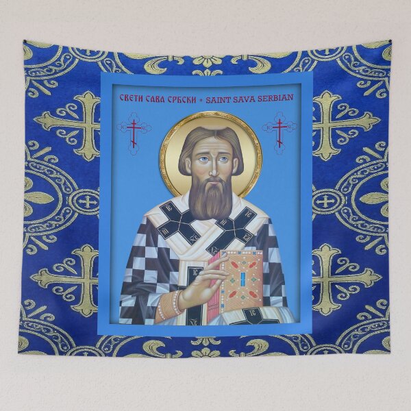 Item preview, Saint Sava,Sveti Sava, the first Archbishop orthodox icon designed and sold by ikonesrb.