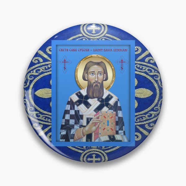 Item preview, Saint Sava,Sveti Sava, the first Archbishop orthodox icon designed and sold by ikonesrb.