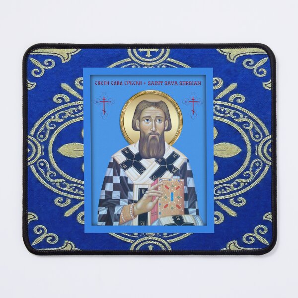 Item preview, Saint Sava,Sveti Sava, the first Archbishop orthodox icon designed and sold by ikonesrb.