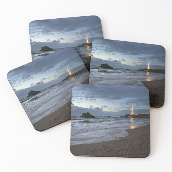 Item preview, The Keeper of the Shore – Lighthouse Glow on a Stormy Night designed and sold by dollgraphy.