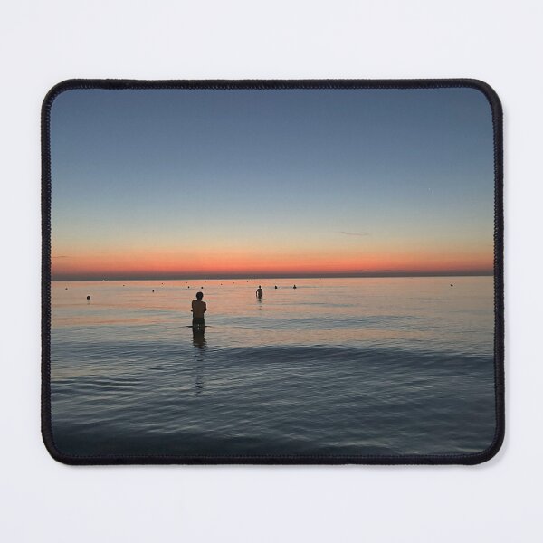 Item preview, First Light – Human Silhouette in the Still Morning Sea designed and sold by dollgraphy.