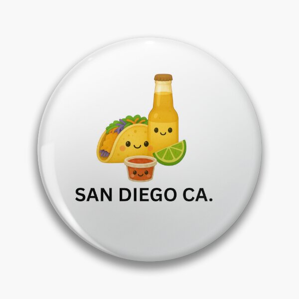 Item preview, San Diego California  designed and sold by My Cafe Studio.