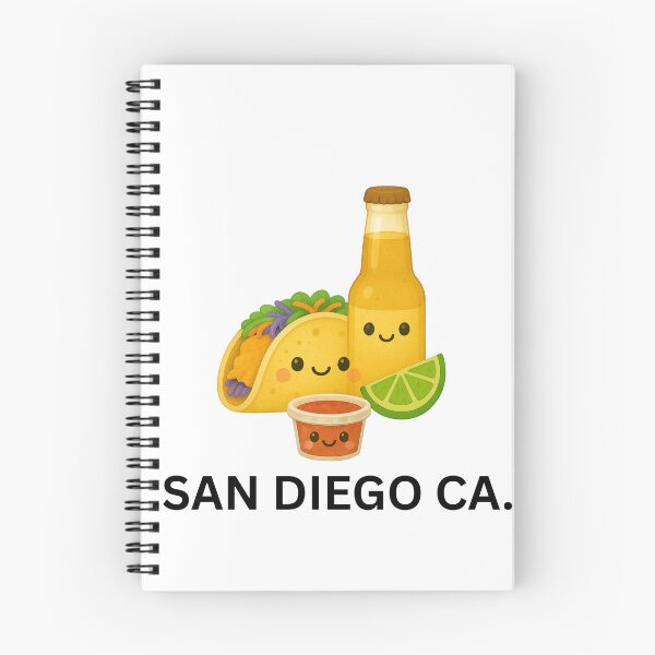 Item preview, San Diego California  designed and sold by My Cafe Studio.