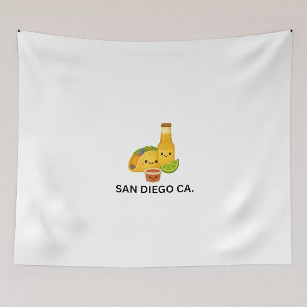 Item preview, San Diego California  designed and sold by My Cafe Studio.