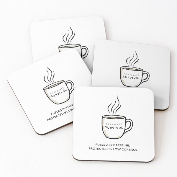 Item preview, Corporate Survival Fueled By Caffeine designed and sold by LunaMagicStudio.