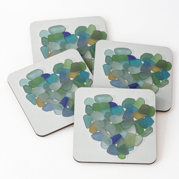 Item preview, Seaglass heart designed and sold by Jums-Med.