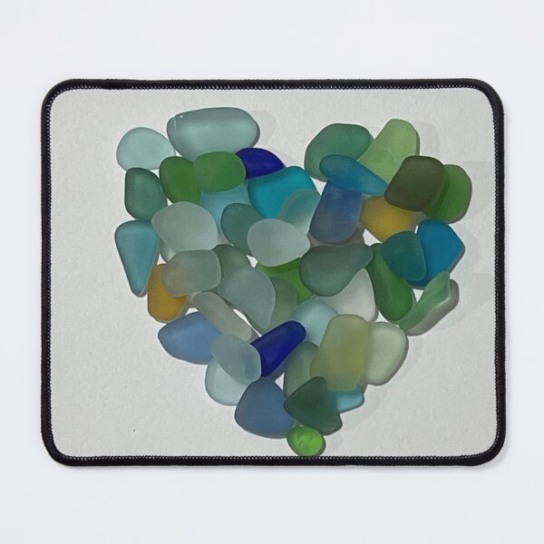 Item preview, Seaglass heart designed and sold by Jums-Med.
