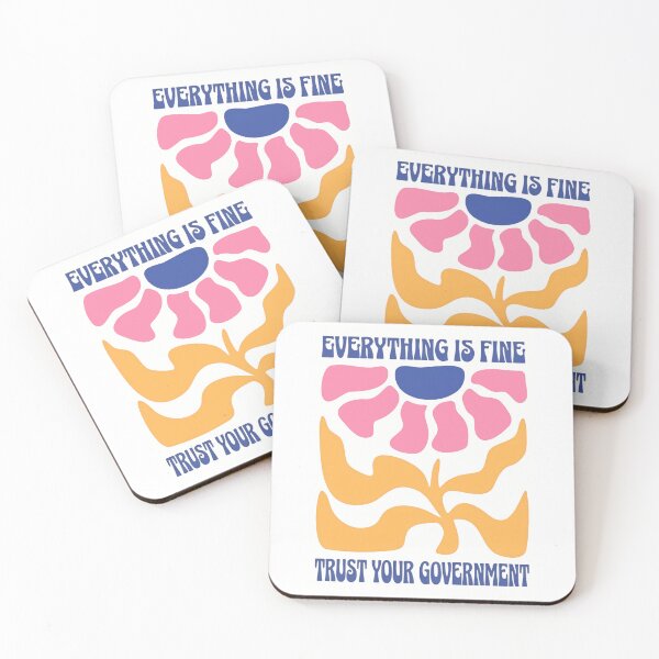 Item preview, Everything Is Fine Trust Your Government American Leadership Satire designed and sold by SkeletonsDanger.