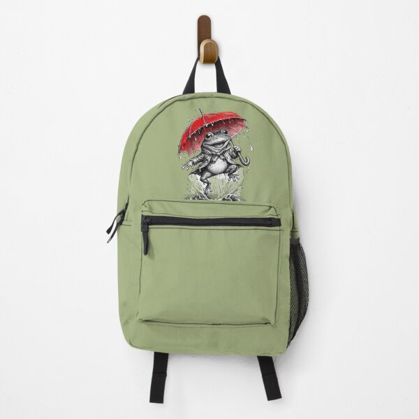 Item preview, Funny frog with an umbrella. Time to Frogget about it! designed and sold by Natart1004.