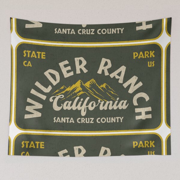 Item preview, Wilder Ranch State Park, Santa Cruz County, California, badge design designed and sold by Wanderful-roads.