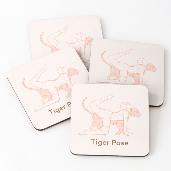 Item preview, Yoga Tiger Pose  designed and sold by WellspringXflow.