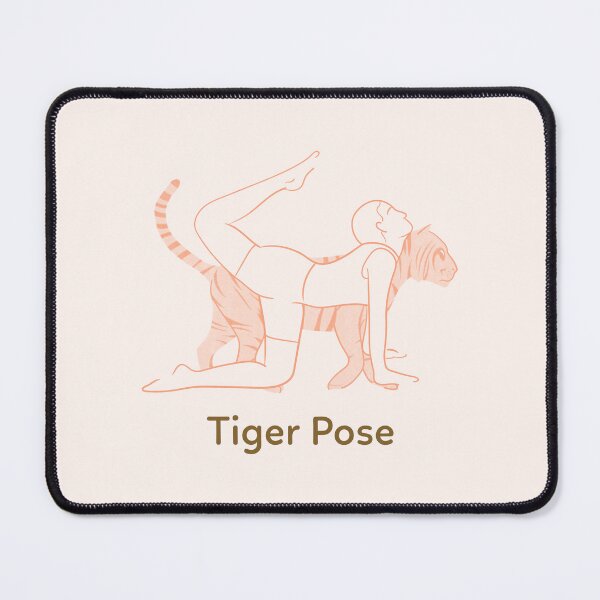 Item preview, Yoga Tiger Pose designed and sold by WellspringXflow.