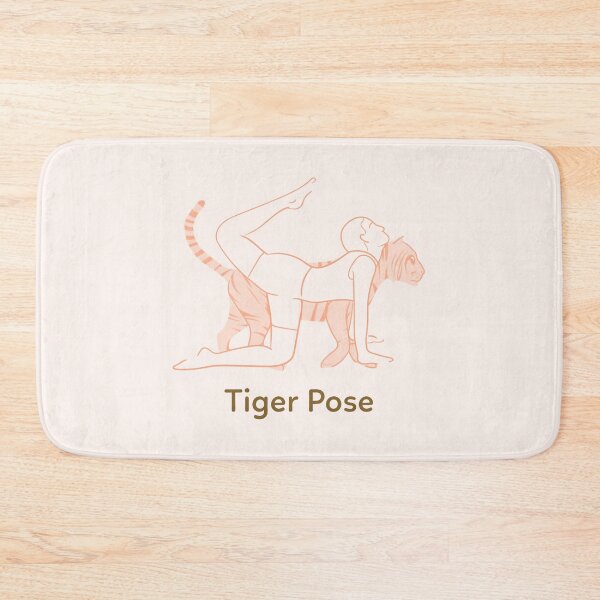 Item preview, Yoga Tiger Pose  designed and sold by WellspringXflow.