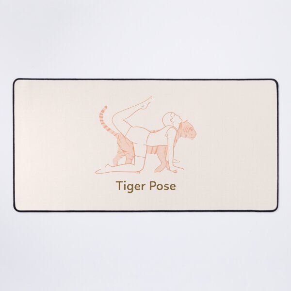 Item preview, Yoga Tiger Pose  designed and sold by WellspringXflow.