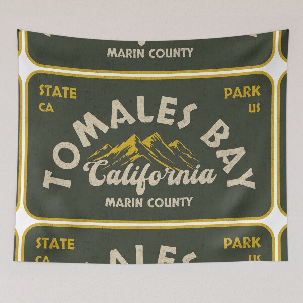 Item preview, Tomales Bay State Park, Marin County, California, badge design designed and sold by Wanderful-roads.