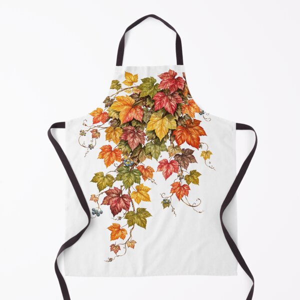 Item preview, Autumn Ivy Leaves Botanical Illustration – Fall Foliage Nature Art designed and sold by CreativeNest88.