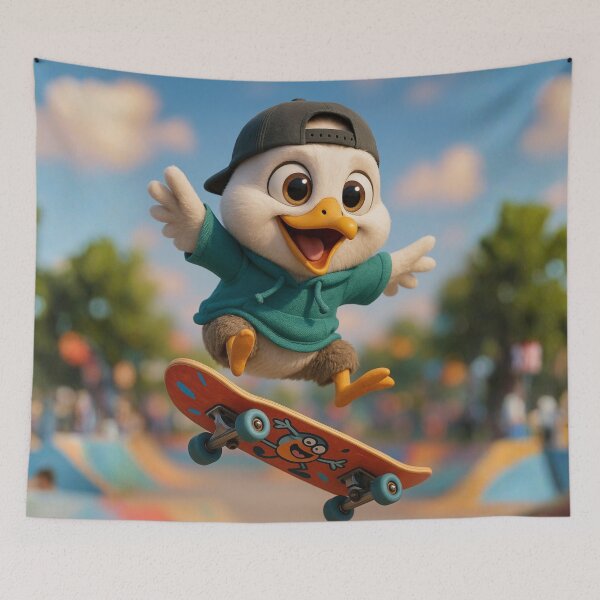 Item preview, Skater Ring-Billed Gull designed and sold by Sillytoe.