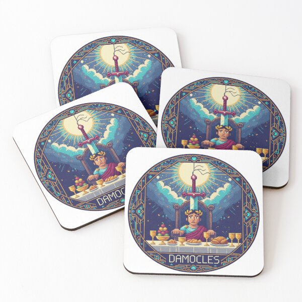 Item preview, Damocles Pixel Sticker designed and sold by Nubitra.