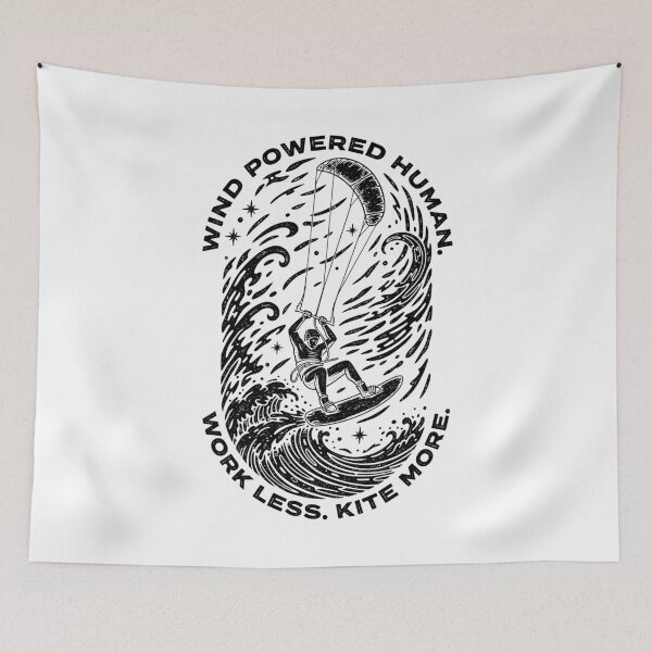 Item preview, Kiteboarding Kitesurfing Wind Powered Human Work Less Kite designed and sold by GrandeDuc.